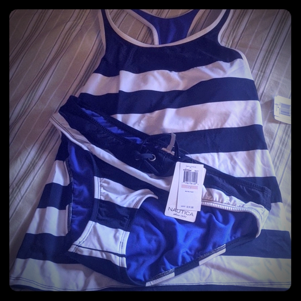 Swimsuit tankini. So cute!